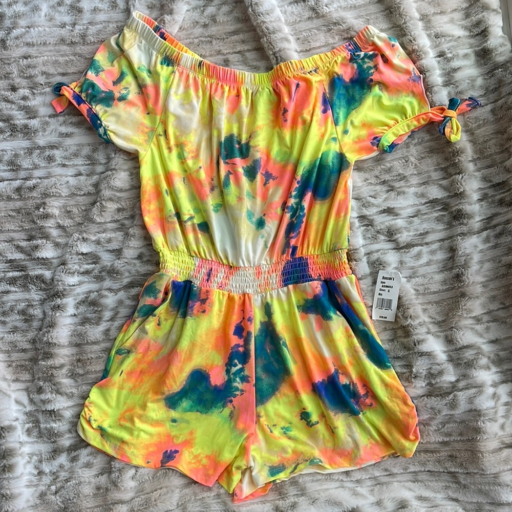 Tie Dye Romper NWT